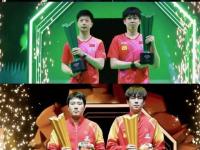 乒乓球比赛现场选手们技压群雄夺冠的简单介绍