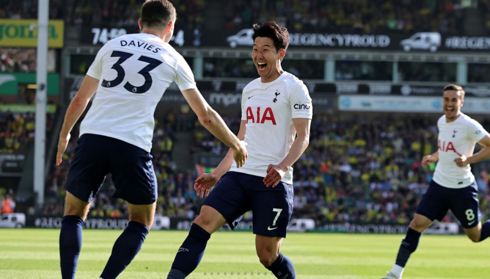 包含热刺客场绝杀诺里奇，积分追赶领先者的词条