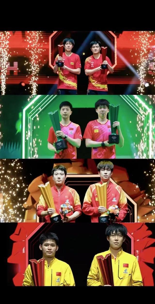 乒乓球比赛现场选手们技压群雄夺冠的简单介绍