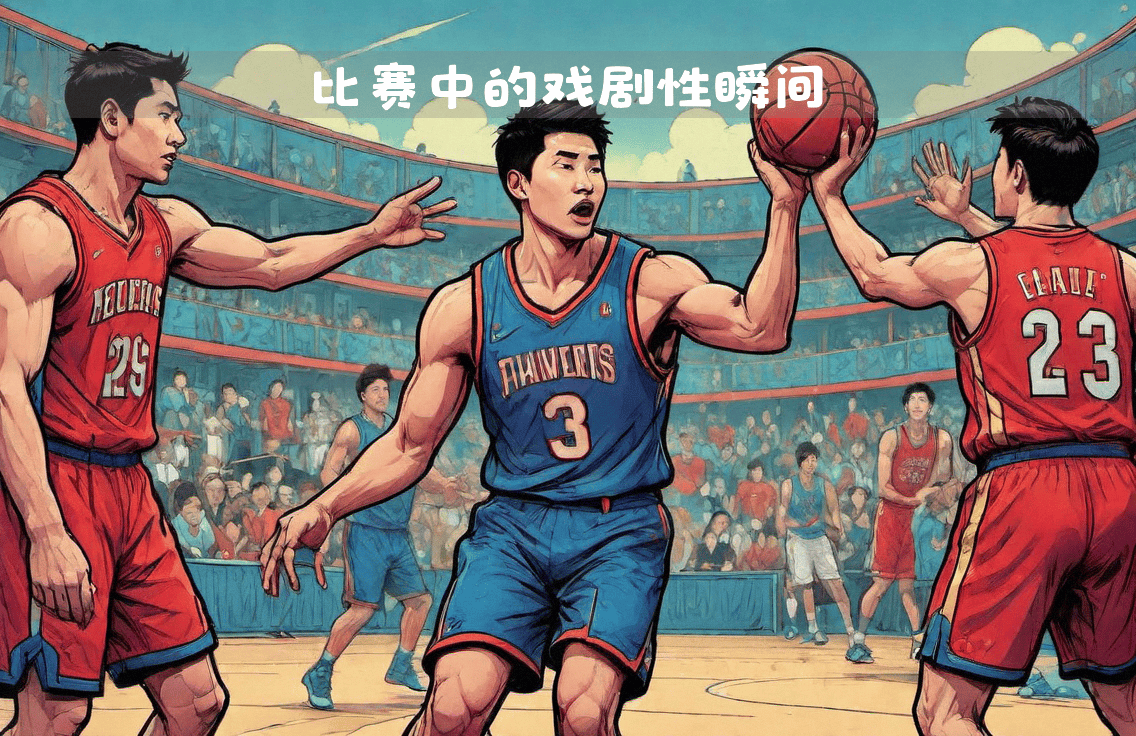 篮球比赛中各队紧张较量体现团队力量